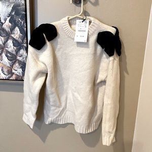 Zara Girls Bow sweater